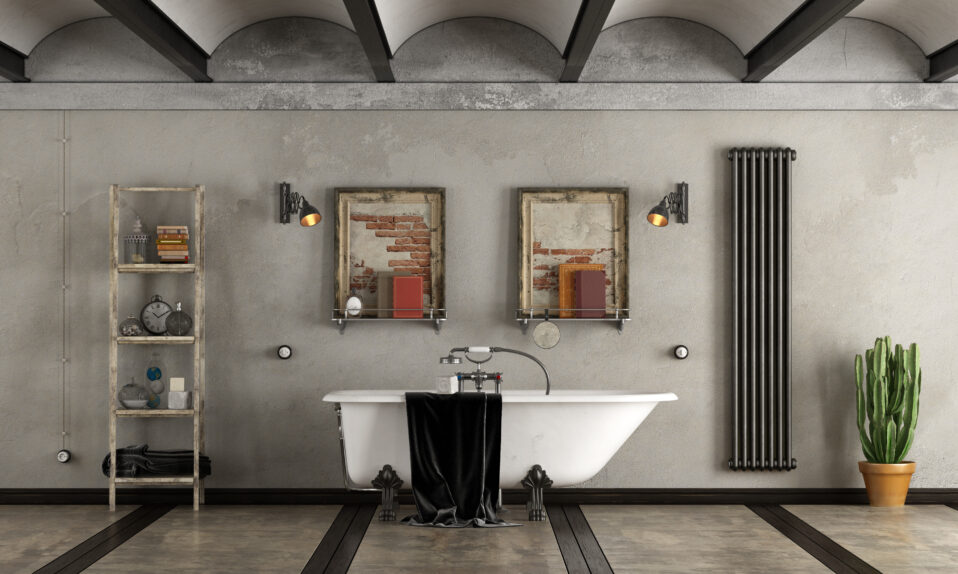 Loftowa łazienka — 5 pomysłów na stylowe i funkcjonalne wnętrze